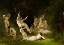 The Nymphaeum, 1878. Creator: Bouguereau, William-Adolphe (1825-1905)