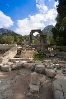 The nymphaeum at Zaghouan, Tunisia. Creator: Samuel Magal