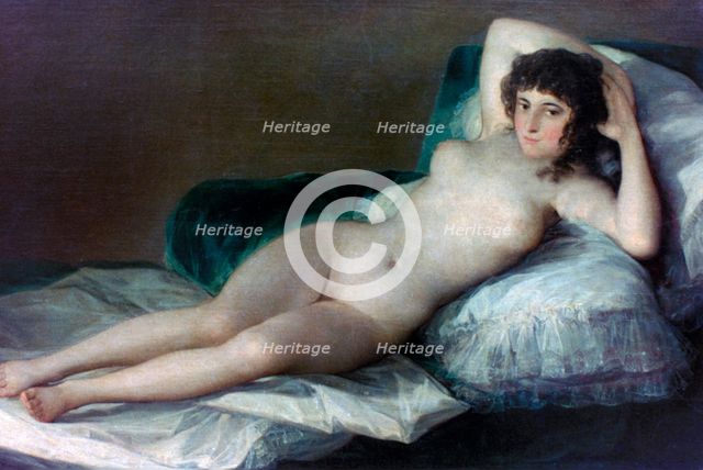 'The Naked Maja', c1800. Artist: Francisco Goya