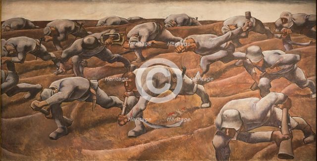 The Nameless, 1916. Creator: Egger-Lienz, Albin (1868-1926).