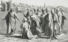 The Naming of Peter, before 1580. Creator: Diana Mantuana