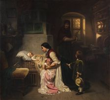 The Nanny, Second Half of the 19th cen.. Creator: Piloty, Carl Theodor von (1826-1886)