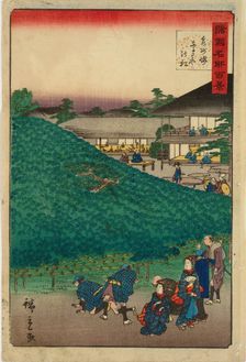 The Naniwaya Pine Tree at Sakai in Izumi Province (One Hundred Famous Views in the Various... 1859. Creator: Utagawa Hiroshige II