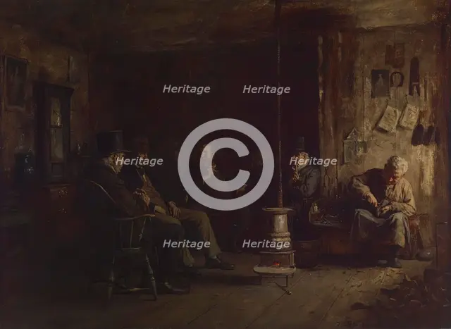 The Nantucket School of Philosophy, 1887. Creator: Eastman Johnson.