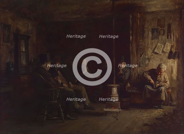 The Nantucket School of Philosophy, 1887. Creator: Eastman Johnson.
