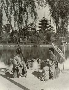 The Nara Pagoda 1910. Creator: Herbert Ponting