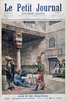 The Narguileh Egypt, 1896. Artist: Maurice Orange