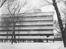 The Narkomfin Building in Moscow, 1928-1929