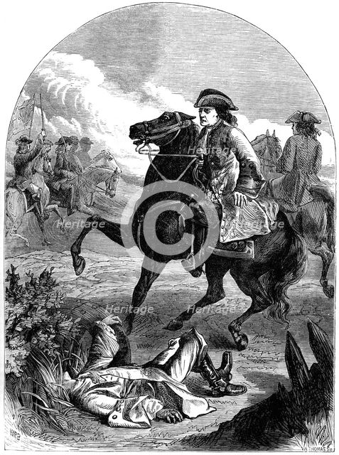 'The Narrow Escape of Marlborough', 18th century (19th century). Artist: Unknown