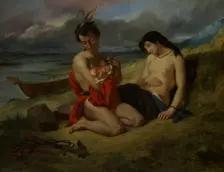 The Natchez, 1823-24 and 1835. Creator: Eugene Delacroix