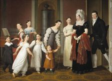 The Nathanson Family, 1818. Creator: Eckersberg, Christoffer-Wilhelm (1783-1853)