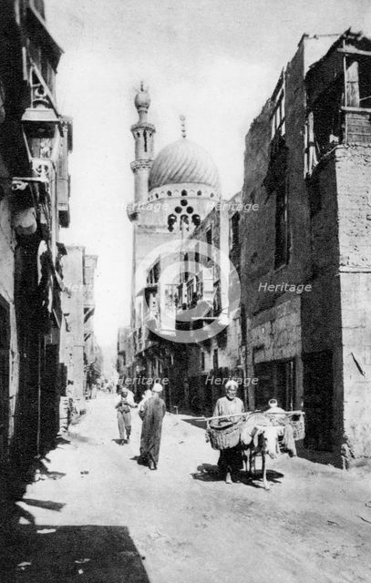 The native quarter, Cairo, Egypt, c1920s. Artist: Unknown
