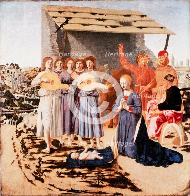 'The Nativity', 1470-1475. Artist: Piero della Francesca