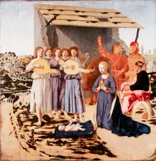 The Nativity 1470-1475. Artist: Piero della Francesca