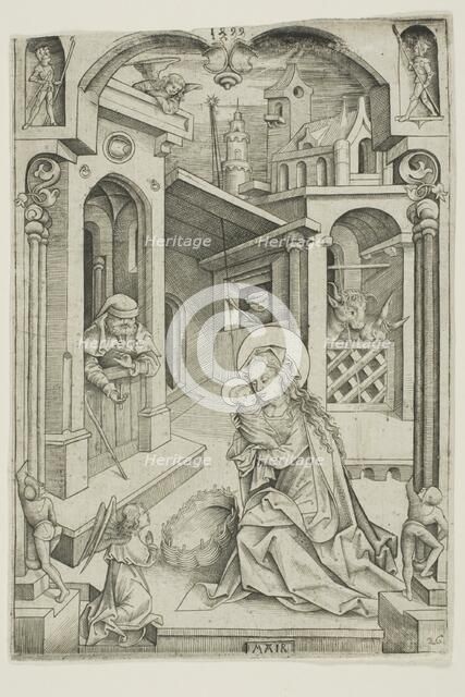 The Nativity, 1499. Creator: Mair von Landshut.