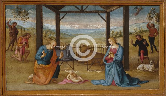 The Nativity, 1500/05. Creator: Perugino.