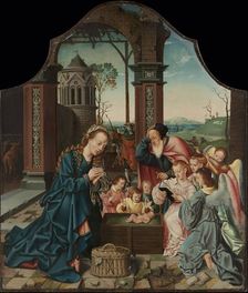The Nativity, 1520. Creator: Bartholomaeus Bruyn the Elder