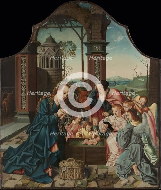 The Nativity, 1520. Creator: Bartholomaeus Bruyn the Elder.