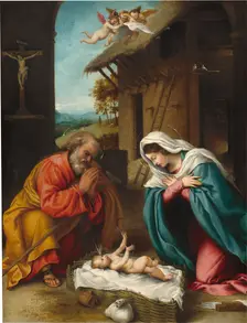 The Nativity, 1523. Creator: Lorenzo Lotto