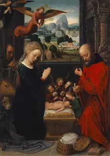 The Nativity, 1525. Creator: Adriaen Isenbrandt