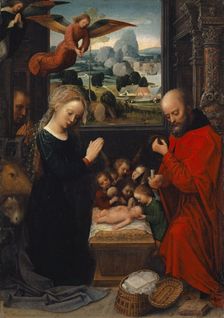 The Nativity, 1525. Creator: Adriaen Isenbrandt