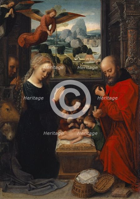 The Nativity, 1525. Creator: Adriaen Isenbrandt.