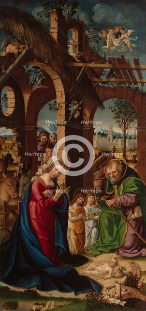 The Nativity, 1550. Creator: Gandolfino d'Asti.