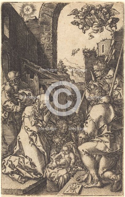 The Nativity, 1553. Creator: Heinrich Aldegrever.
