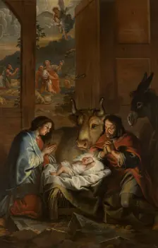 The Nativity, 1689. Creator: Jan Erasmus Quellinus