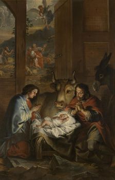 The Nativity, 1689. Creator: Jan Erasmus Quellinus