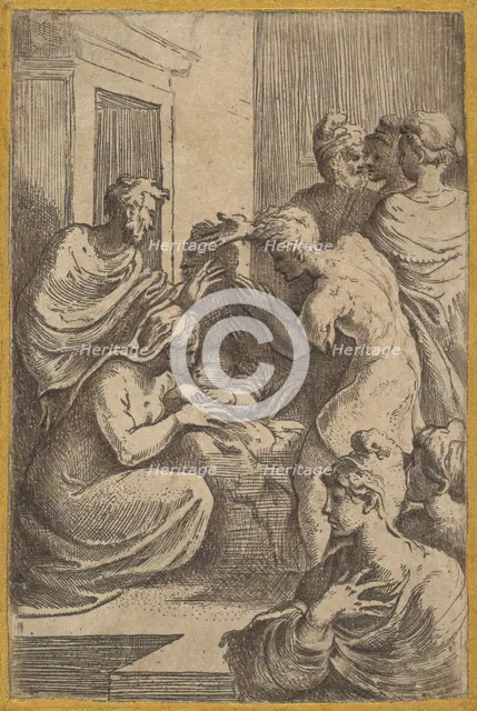The Nativity, 16th century. Creator: Parmigianino.