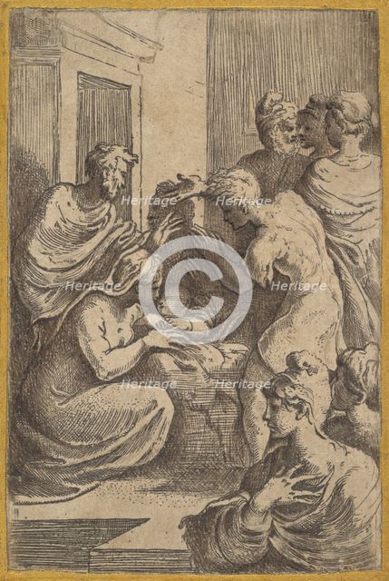 The Nativity, 16th century. Creator: Parmigianino.