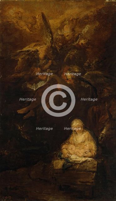 The Nativity, 1700. Creator: Bartolomeo Biscaino.