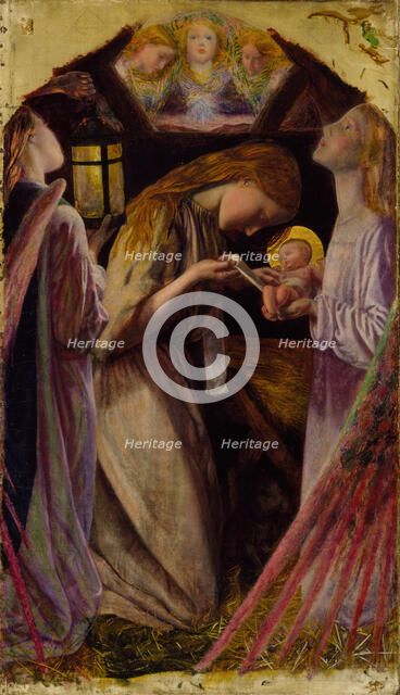 The Nativity, 1858. Creator: Arthur Hughes.