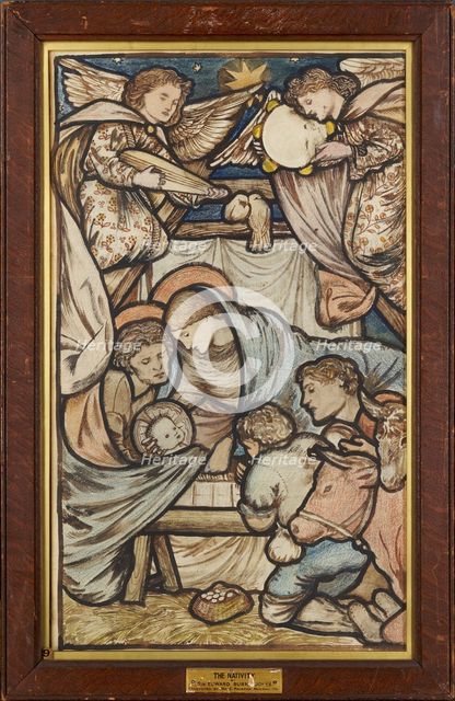 The Nativity, 1863. Creator: Sir Edward Coley Burne-Jones.