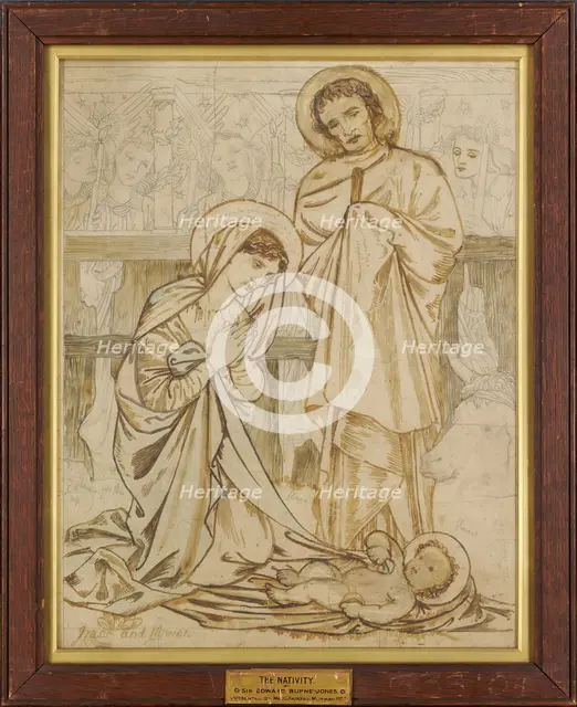The Nativity, 1864-5. Creator: Sir Edward Coley Burne-Jones.