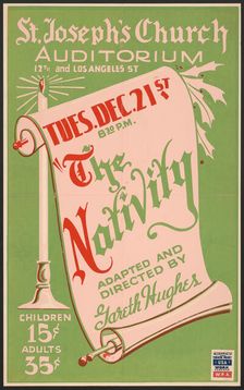 The Nativity, [193-]. Creator: Unknown