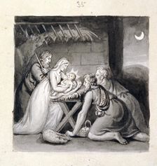 The Nativity 19th century. Artist: Henry Corbould