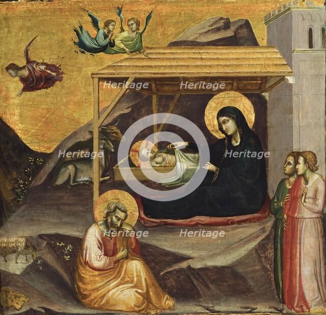 The Nativity, 1325. Creator: Taddeo Gaddi.