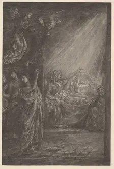The Nativity.n.d. Creator: John La Farge
