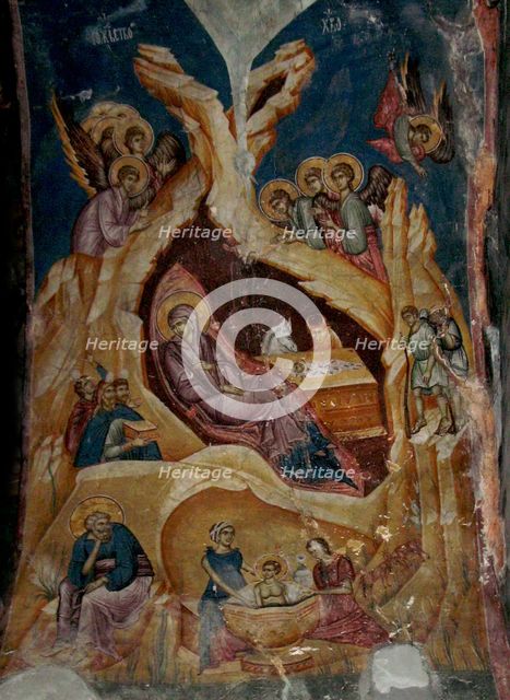 The Nativity of Christ, 14th century. Artist: Anonymous  