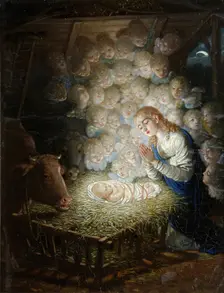 The Nativity of Christ (The Holy Night) Creator: Borovikovsky, Vladimir Lukich (1757-1825)
