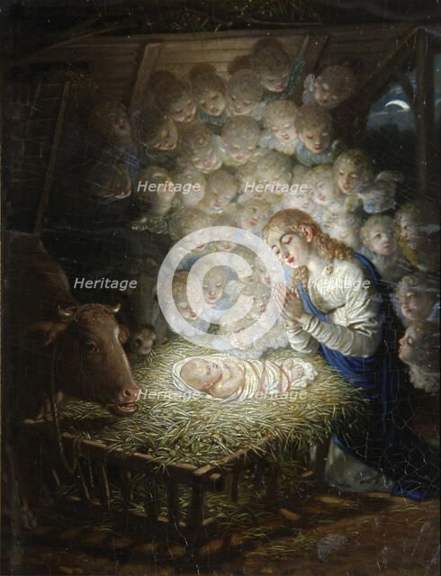 The Nativity of Christ (The Holy Night)'.  Creator: Borovikovsky, Vladimir Lukich (1757-1825).