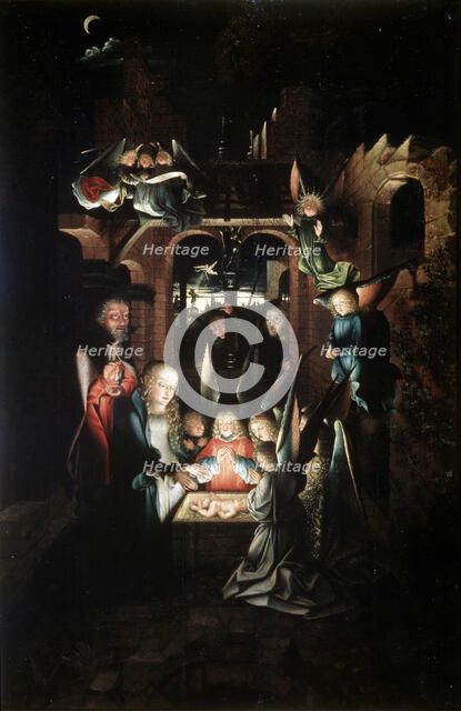 'The Nativity of Christ (The Holy Night)', early 16th century Artist: Jan Joest