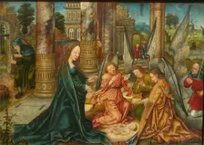 The Nativity of Christ, c. 1510. Creator: Master of Frankfurt (1460-ca. 1533)