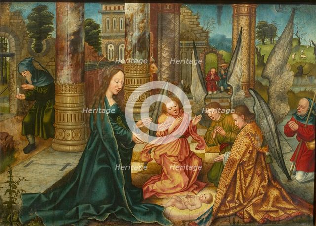 The Nativity of Christ, c. 1510. Creator: Master of Frankfurt (1460-ca. 1533).