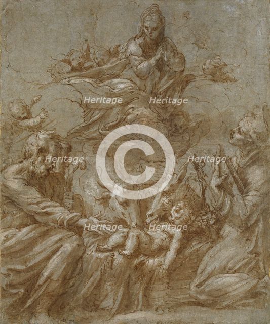 The Nativity of Christ, c1520s. Artist: Parmigianino.
