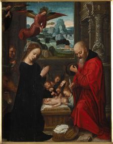 The Nativity of Christ, ca 1525-1550. Creator: Isenbrant, Adriaen (1490-1551)