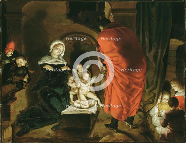 The Nativity of Christ, First Half of 16th cen.. Creator: Leyden, Aertgen Claesz., van (c. 1498-c. 1564).