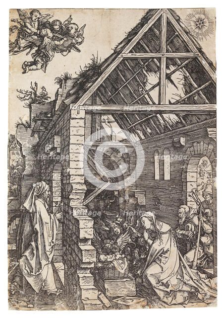 The Nativity of Christ, from the series "The Life of the Virgin", ca 1503. Creator: Dürer, Albrecht (1471-1528).